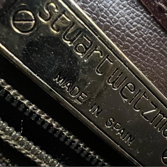 Vintage Stuart Weitzman Art Deco faux croc purse - Picture 3 of 4